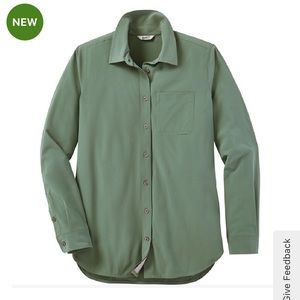 Deluth  Trading Company Green Long Sleeve Button Up XS